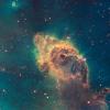 Uno de los pilares de nacimiento de las estrellas: la Nebulosa de Carina en luz visible